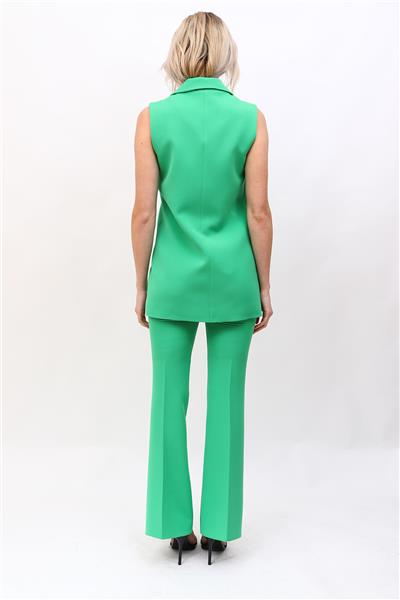  Midi Boy Klasik Yelek & İspanyol Paça Pantolon-Yeşil