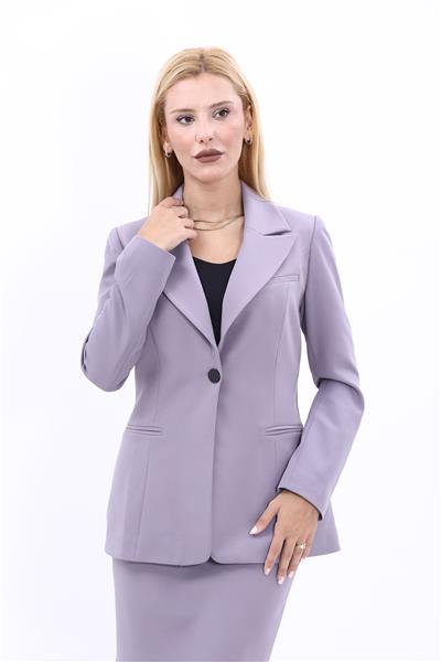  Yakalı Klasik Ceket-Antrasit