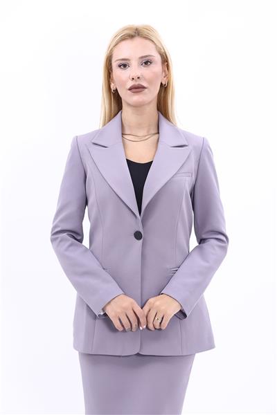  Yakalı Klasik Ceket-Antrasit