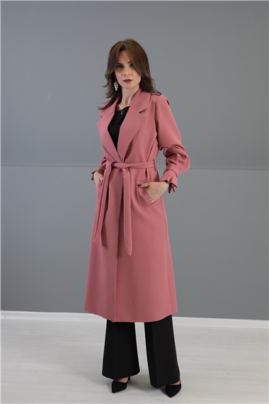 Apoletli Trenç-Gül Kurusu