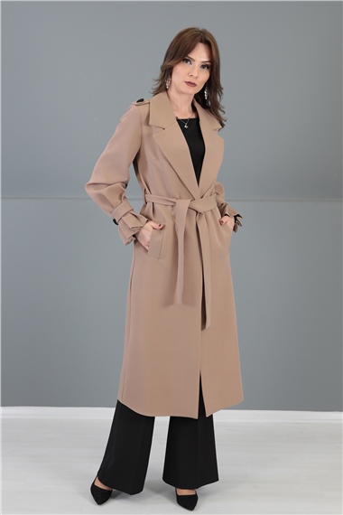 Apoletli Trenç-Kahve