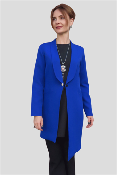 Asimetrik Ceket-Saks