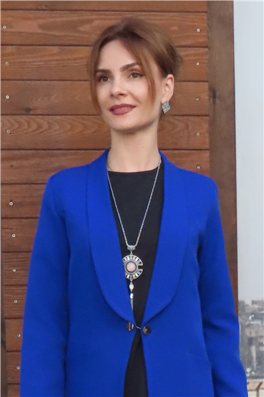 Asimetrik Ceket-Saks