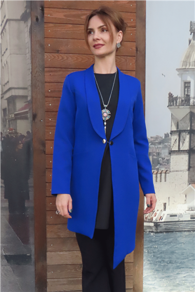 Asimetrik Ceket-Saks