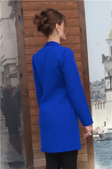 Asimetrik Ceket-Saks