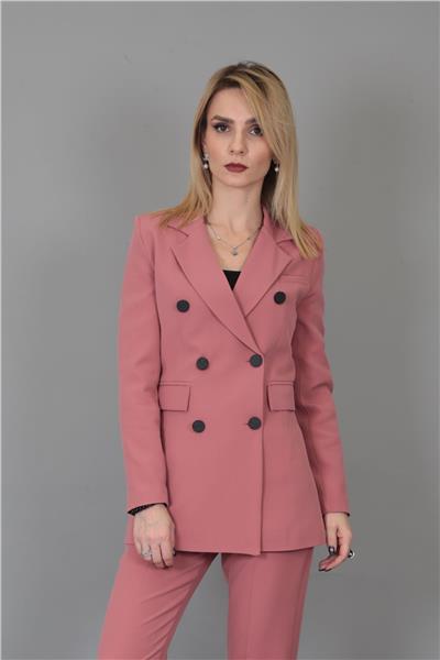 Blazer Ceket-Gül Kurusu