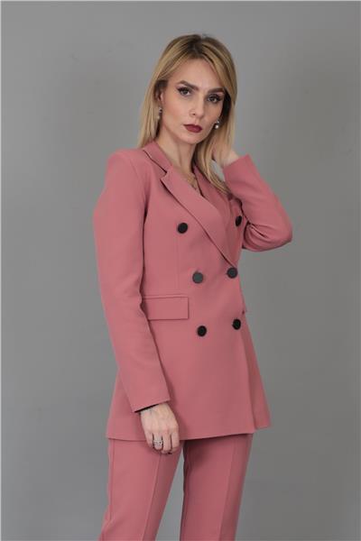 Blazer Ceket-Gül Kurusu
