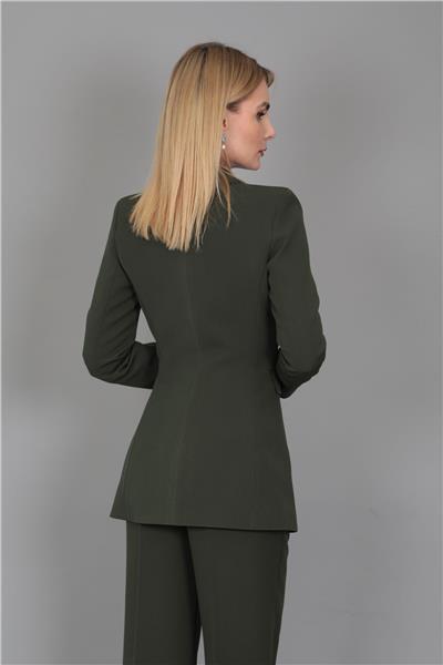 Blazer Ceket-Haki