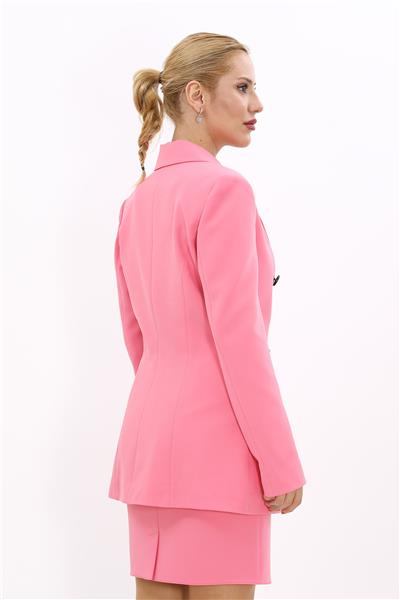 Blazer Ceket-Pembe
