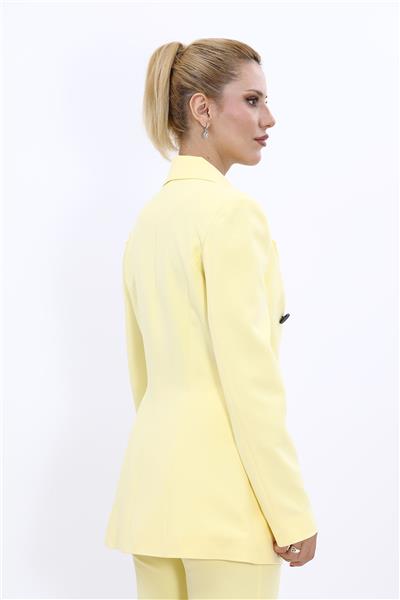 Blazer Ceket-Sarı