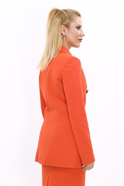 Blazer Ceket-Turuncu