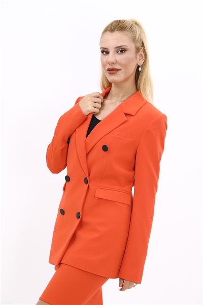 Blazer Ceket-Turuncu