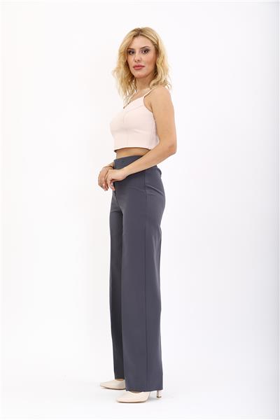 Bol Paça Pantolon-Füme