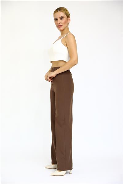 Bol Paça Pantolon-Kestane