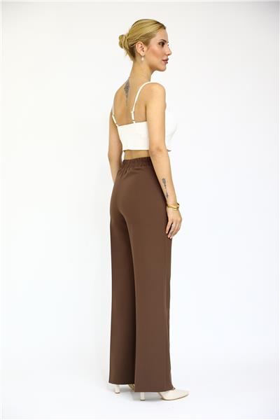 Bol Paça Pantolon-Kestane