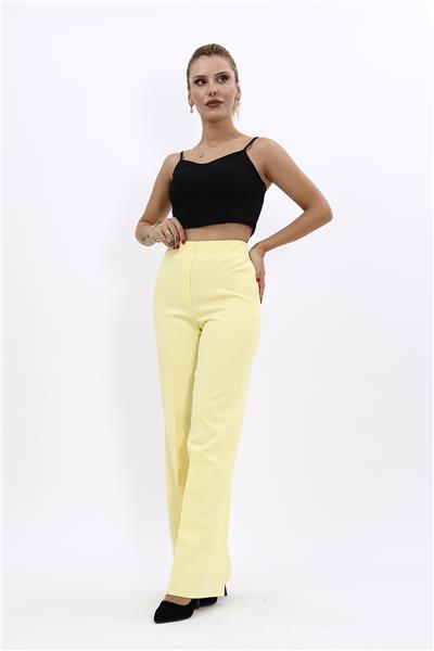 Bol Paça Pantolon-Sarı