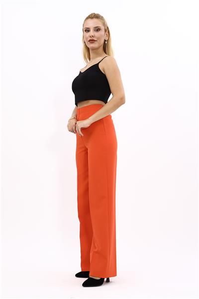 Bol Paça Pantolon-Turuncu