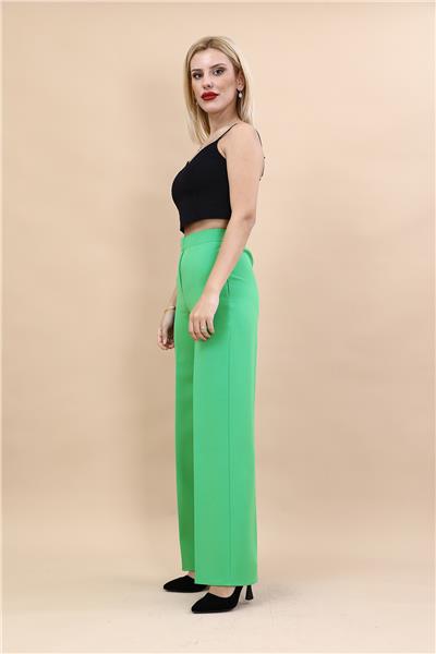 Bol Paça Pantolon-Yeşil