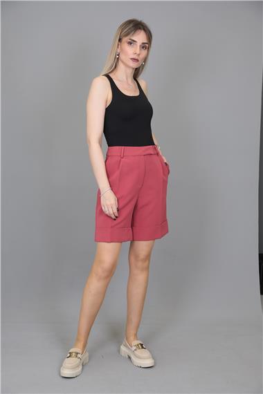 Duble Paça Şort-Kiremit - 5023100