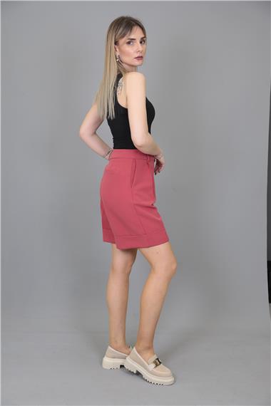 Duble Paça Şort-Kiremit - 5023100