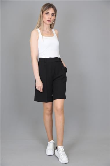 Duble Paça Şort-Siyah - 5023100