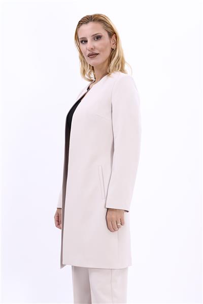 Düz Ceket-Bej