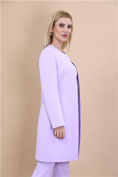 Düz Ceket-Menekşe