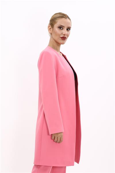 Düz Ceket-Pembe