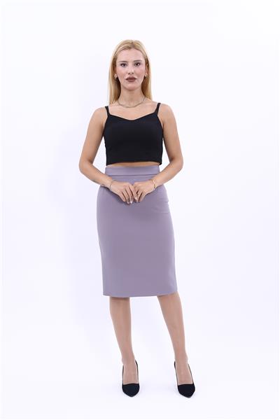 Düz Dar Etek-Antrasit