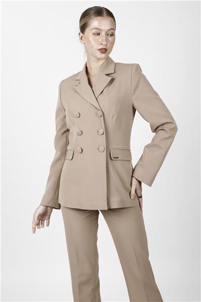 Erkek Yaka Blazer Ceket-Taş