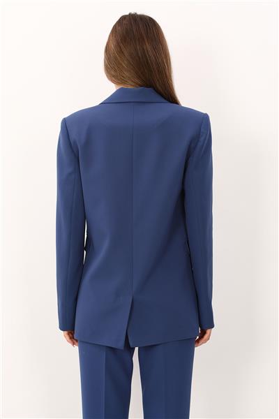 Erkek Yaka Oversize Ceket-İndigo