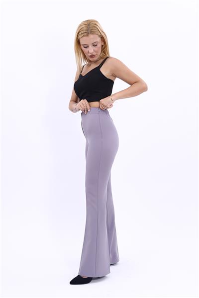 İspanyol Paça Pantolon-Antrasit