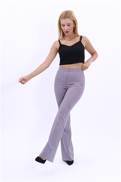 İspanyol Paça Pantolon-Antrasit