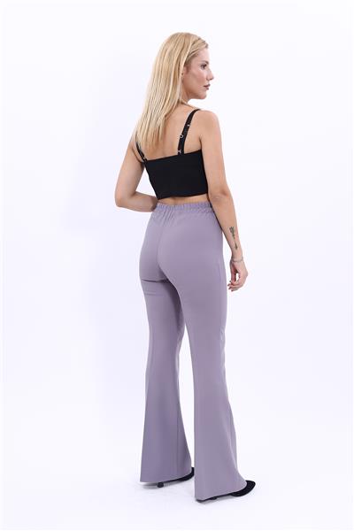 İspanyol Paça Pantolon-Antrasit