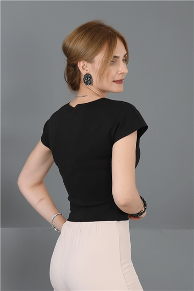 İspanyol Paça Pantolon-Vizon