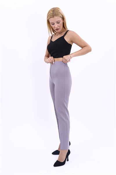Lastikli Dar Paça Pantolon-Antrasit - 5014100