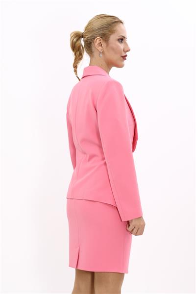 Midi Ceket-Pembe