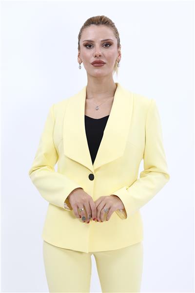 Midi Ceket-Sarı