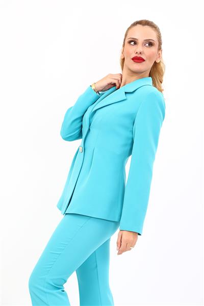 Yonca Ceket-Turkuaz
