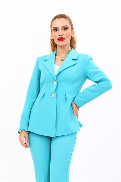 Yonca Ceket-Turkuaz