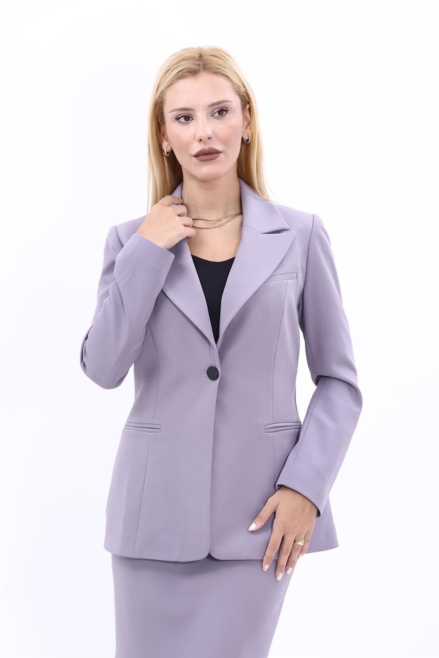  Yakalı Klasik Ceket-Antrasit Önder Özsoy 2125100 Kısa Ceket