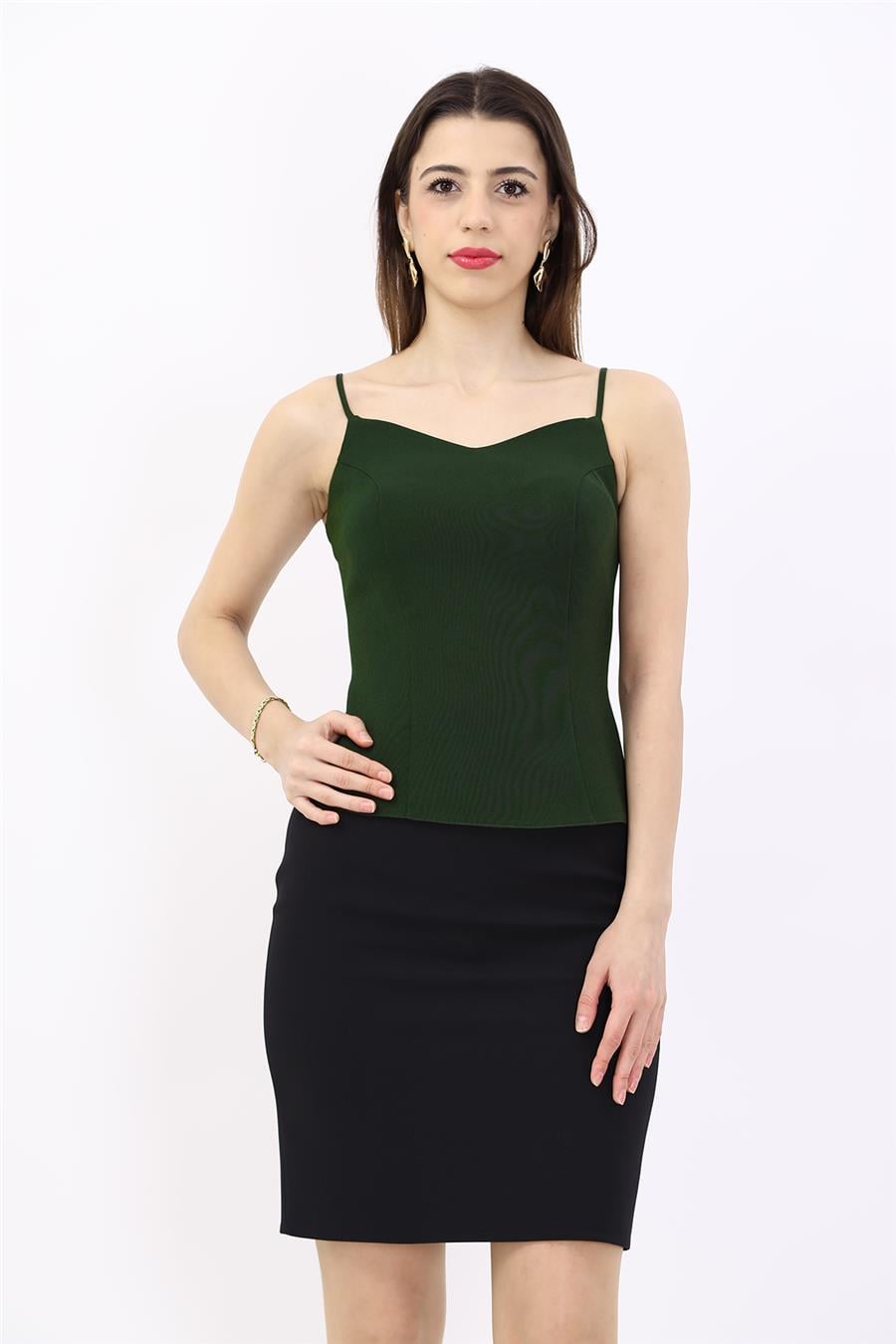 Askılı Grop-Haki Önder Özsoy 3510100 Askılı Crop