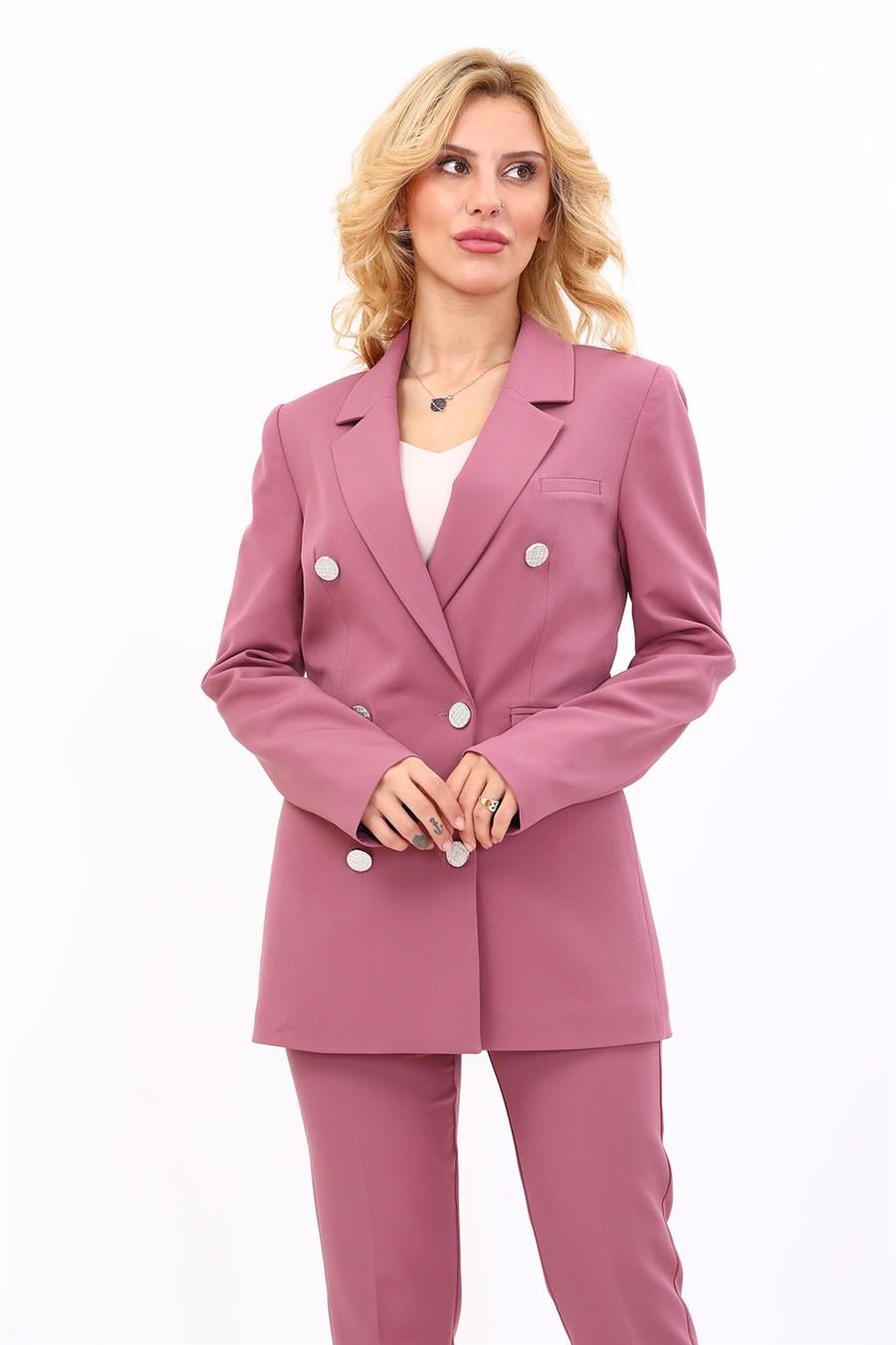 Blazer Ceket-Rose Önder Özsoy 2134100 Orta Boy Ceket