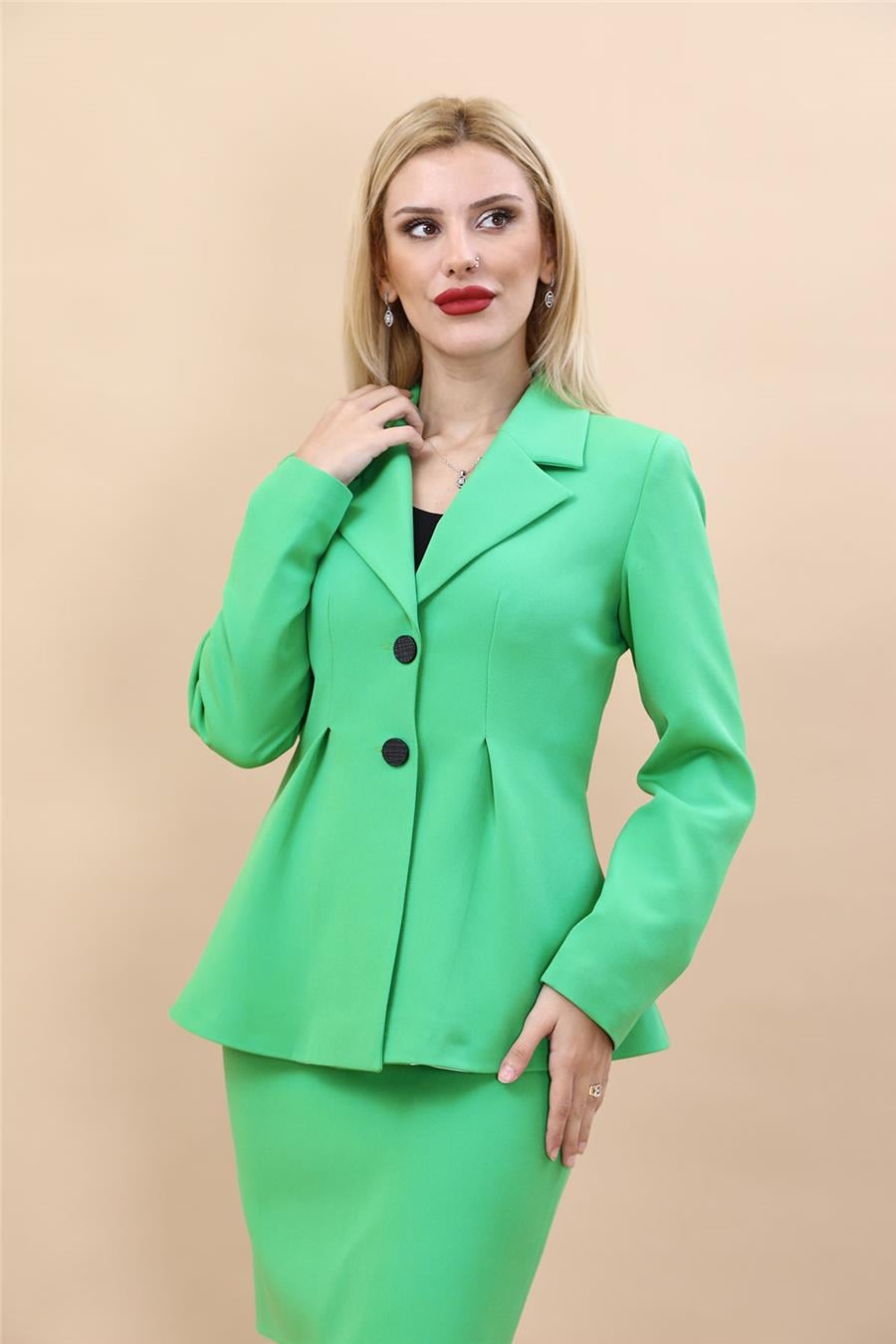 Yonca Ceket-Yeşil Önder Özsoy 2127100 Ara Boy Ceket