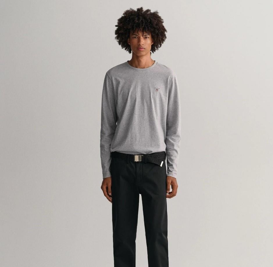 GANT Erkek Siyah Slim Fit Hallden Pantolon