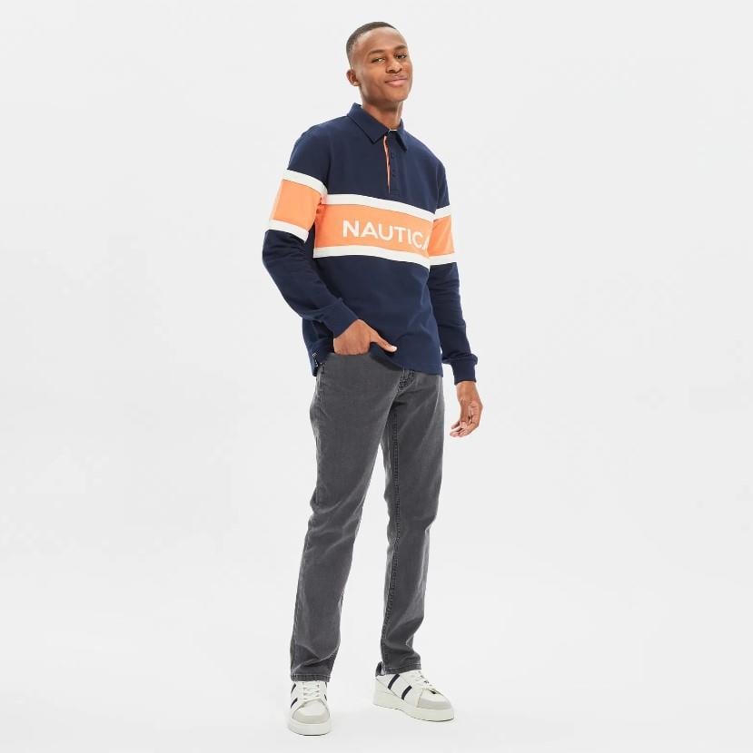 NAUTICA ERKEK GRİ DENİM PANTOLON