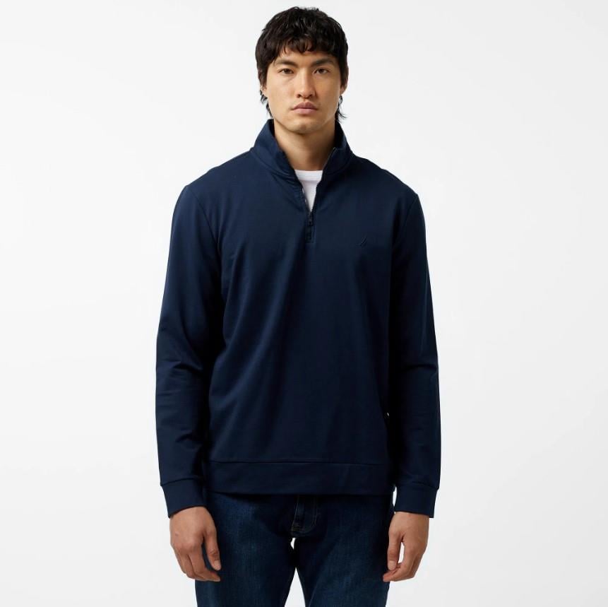 Nautica Erkek Lacivert Regular Fit Sweatshirt