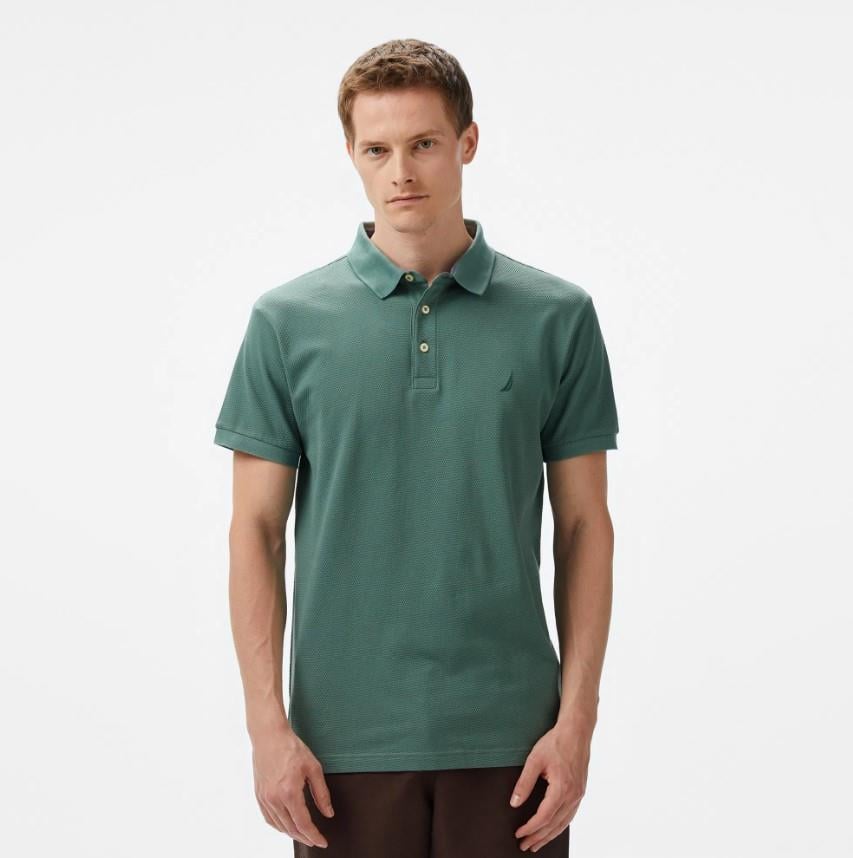 Nautica Erkek Yeşil Classic Fit Polo