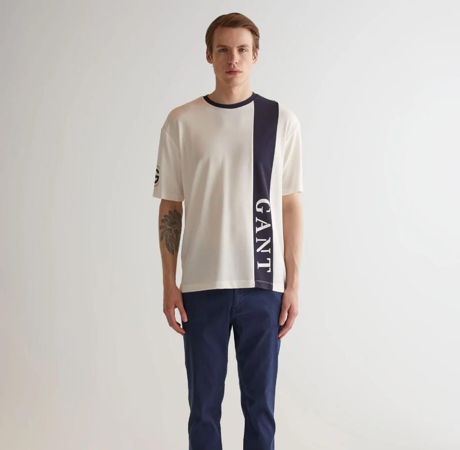 GANT Erkek Lacivert Slim Fit Pantolon