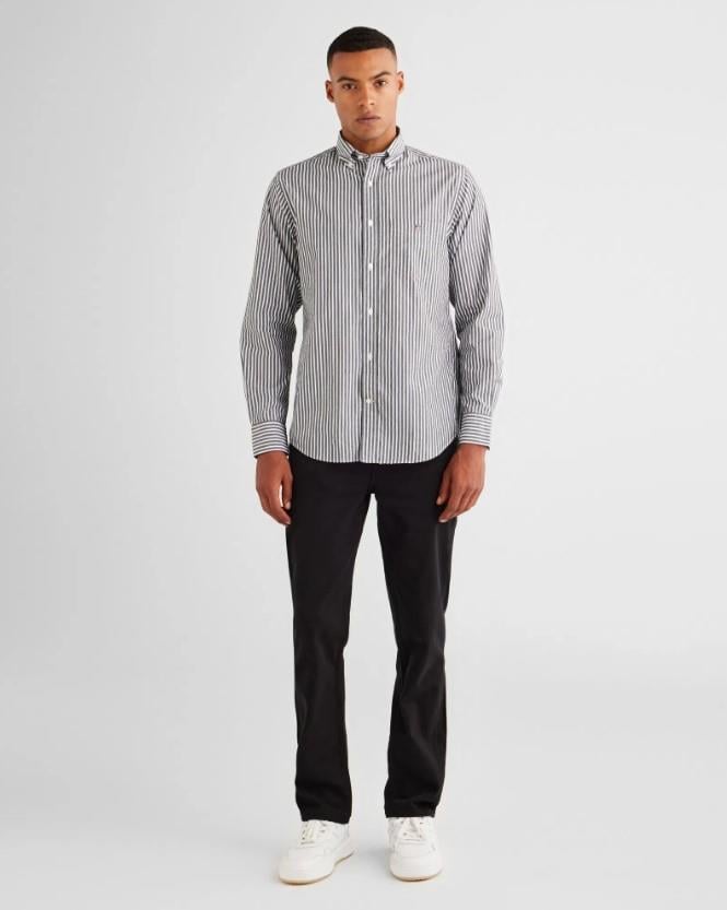 GANT Erkek Siyah Regular Fit Pantolon